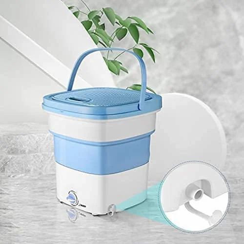 Portable Washing Machine Foldable Washer And Dryer Combo (1 Set Mix Color)