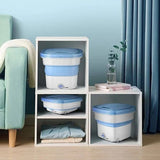 Portable Washing Machine Foldable Washer And Dryer Combo (1 Set Mix Color)